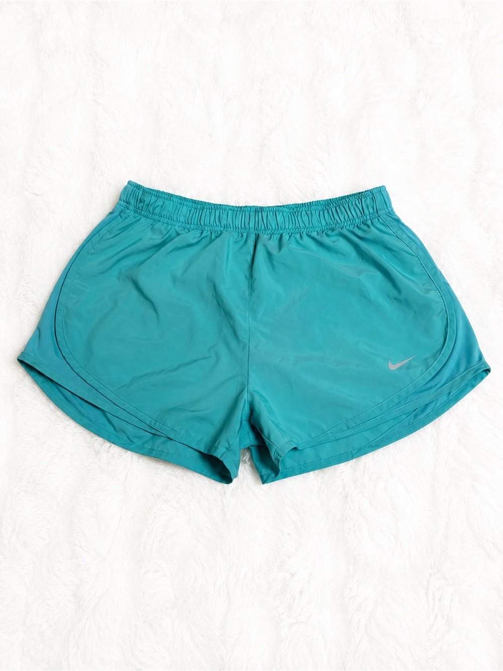 Nike Women's Dry Fit Shorts Teal Athletic Running Shorts Dry Fit Medium